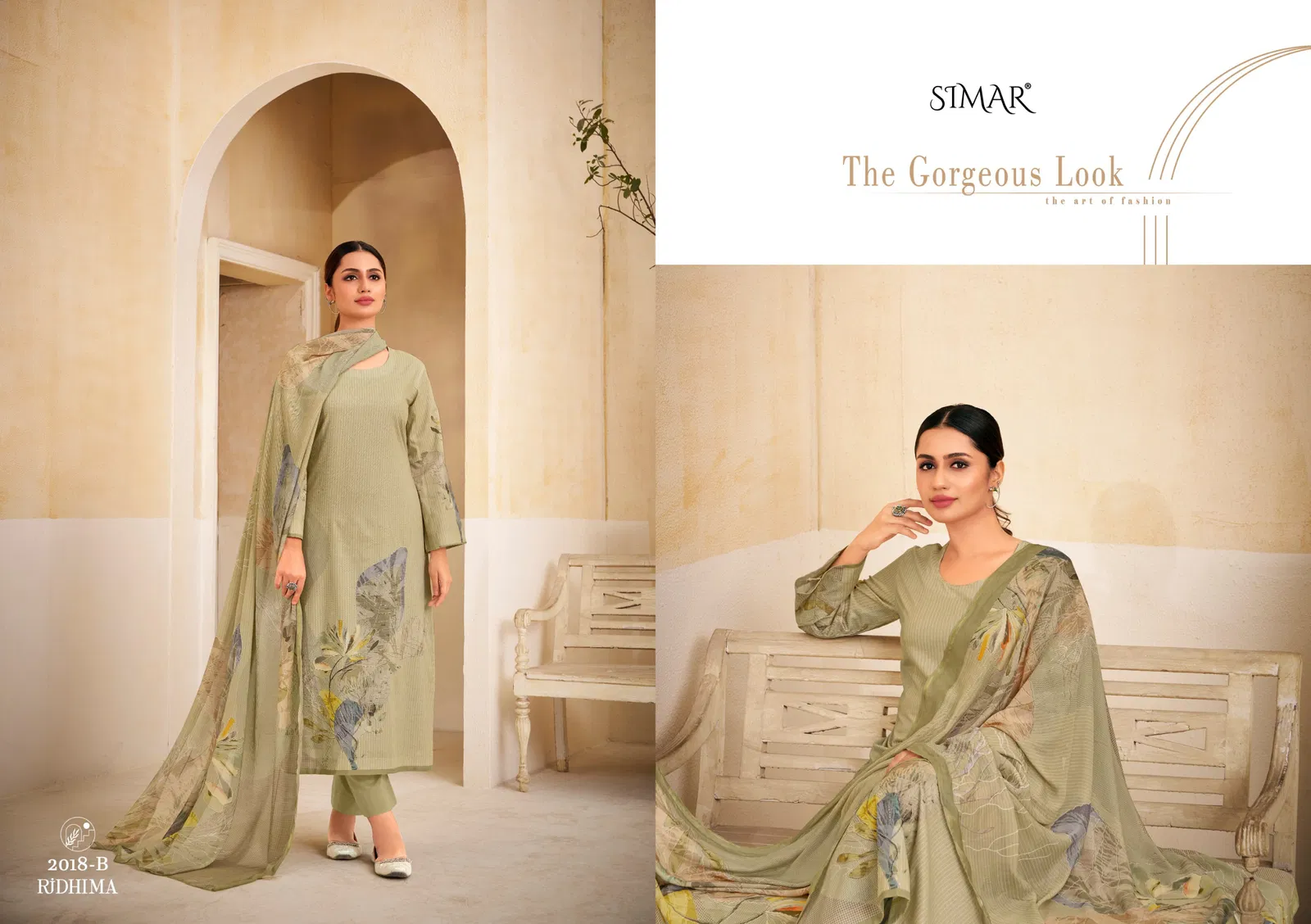 Ridhima By Glossy Lawn Cotton Printed Dress Material Wholesale In India